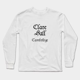 Cambridge Clare Hall Medieval University Long Sleeve T-Shirt